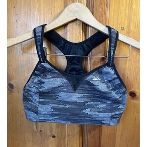 Brooks Rebound Racer Sports Bra Racerback Wireless Moving Comfort Women's 38C